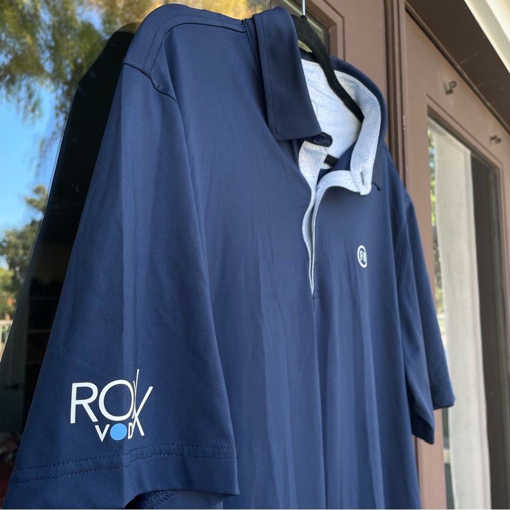 Nvr Lnd Cc (Neverland Country Club) Ftk Roxx Vodka Golf Polo Xl View 5